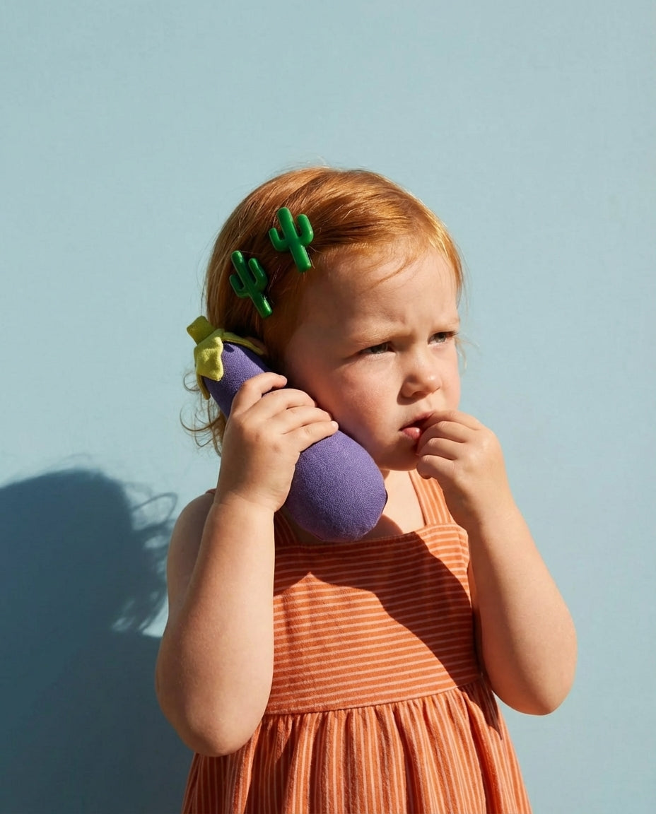 Linen Toy EGGPLANT (1 piece)