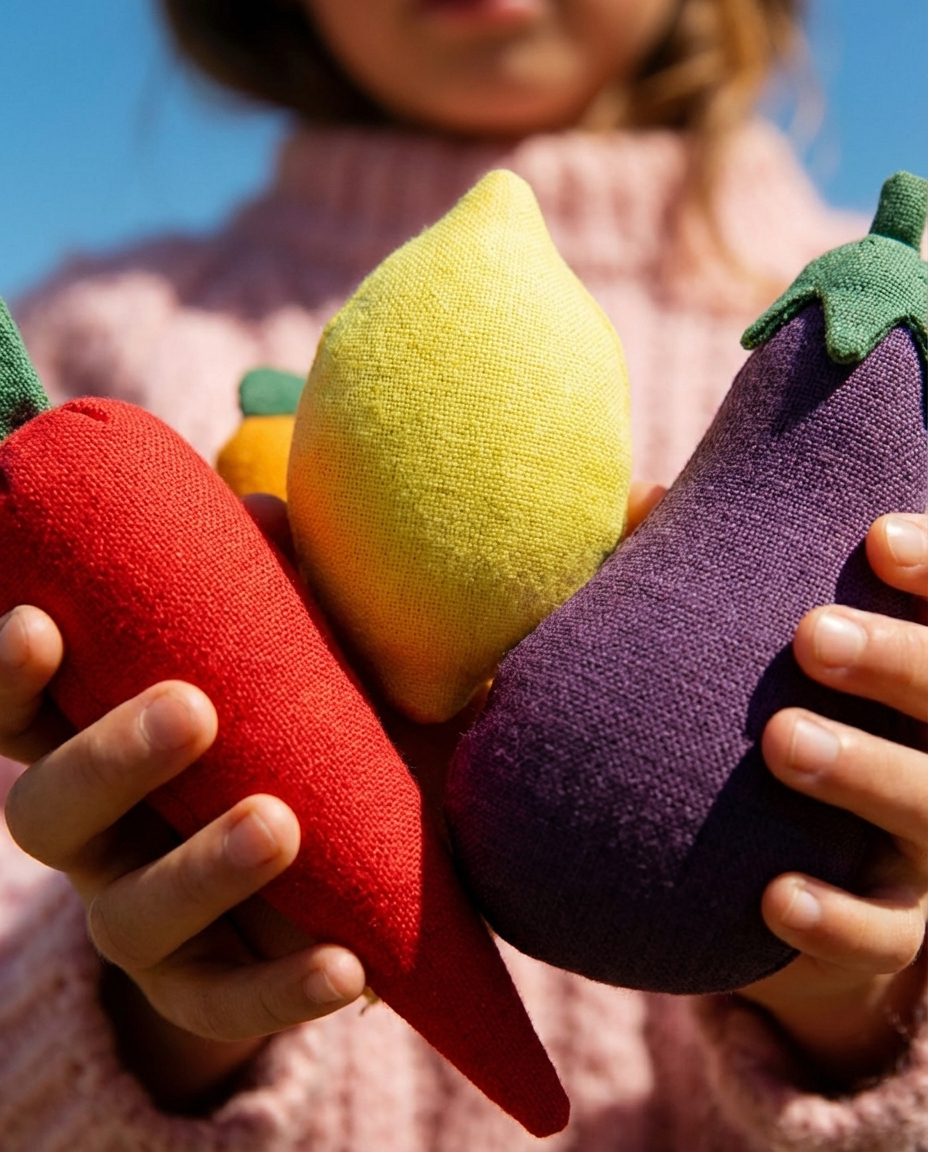 Fabric Toy SPICY FRUITS (4 pieces)