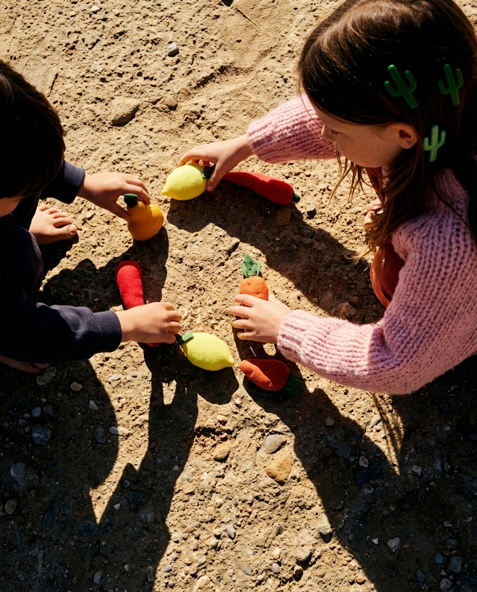 Fabric Toy SPICY FRUITS (4 pieces)