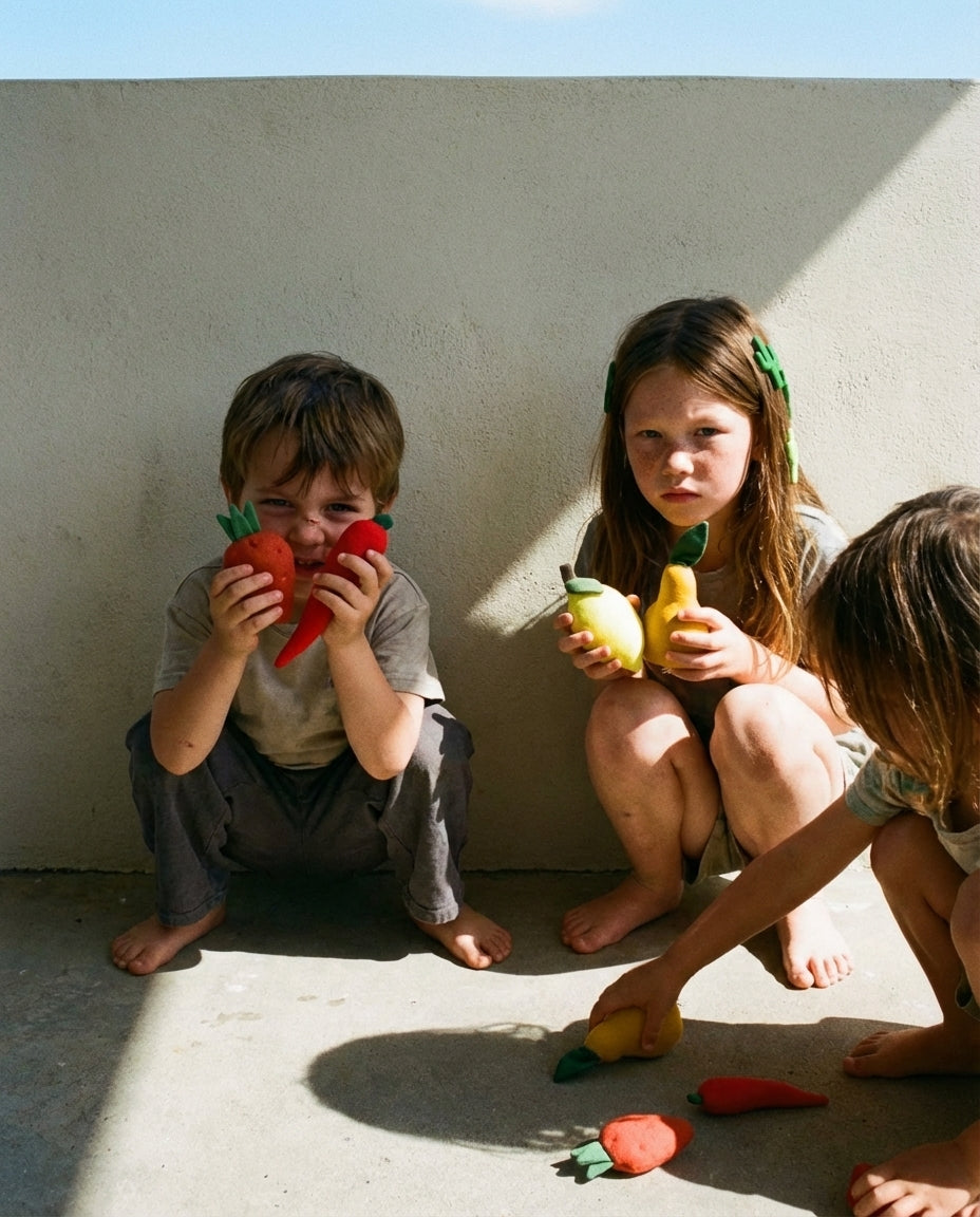Fabric Toy SPICY FRUITS (4 pieces)