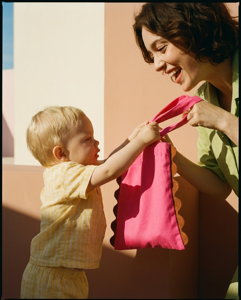 TEDDY Bag fuchsia · Mom Version