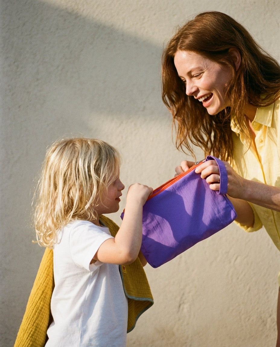 Toiletry Pouch "Organized Chaos" (Violeta) - Your Adventure Helper
