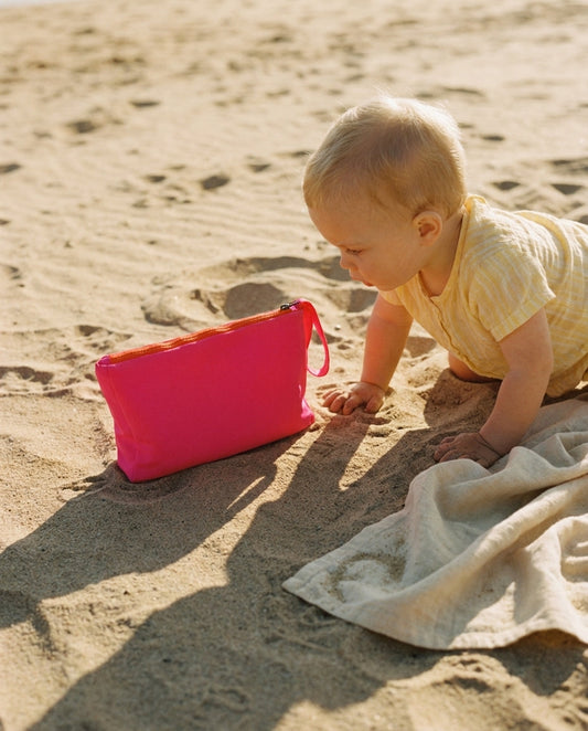 Toiletry Pouch "Organized Chaos" (Fuchsia) - Your Adventure Helper