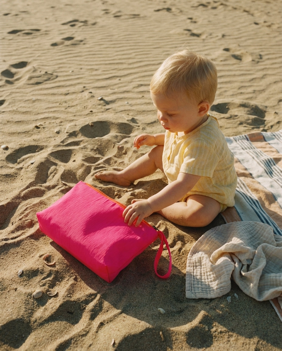 Toiletry Pouch "Organized Chaos" (Fuchsia) - Your Adventure Helper