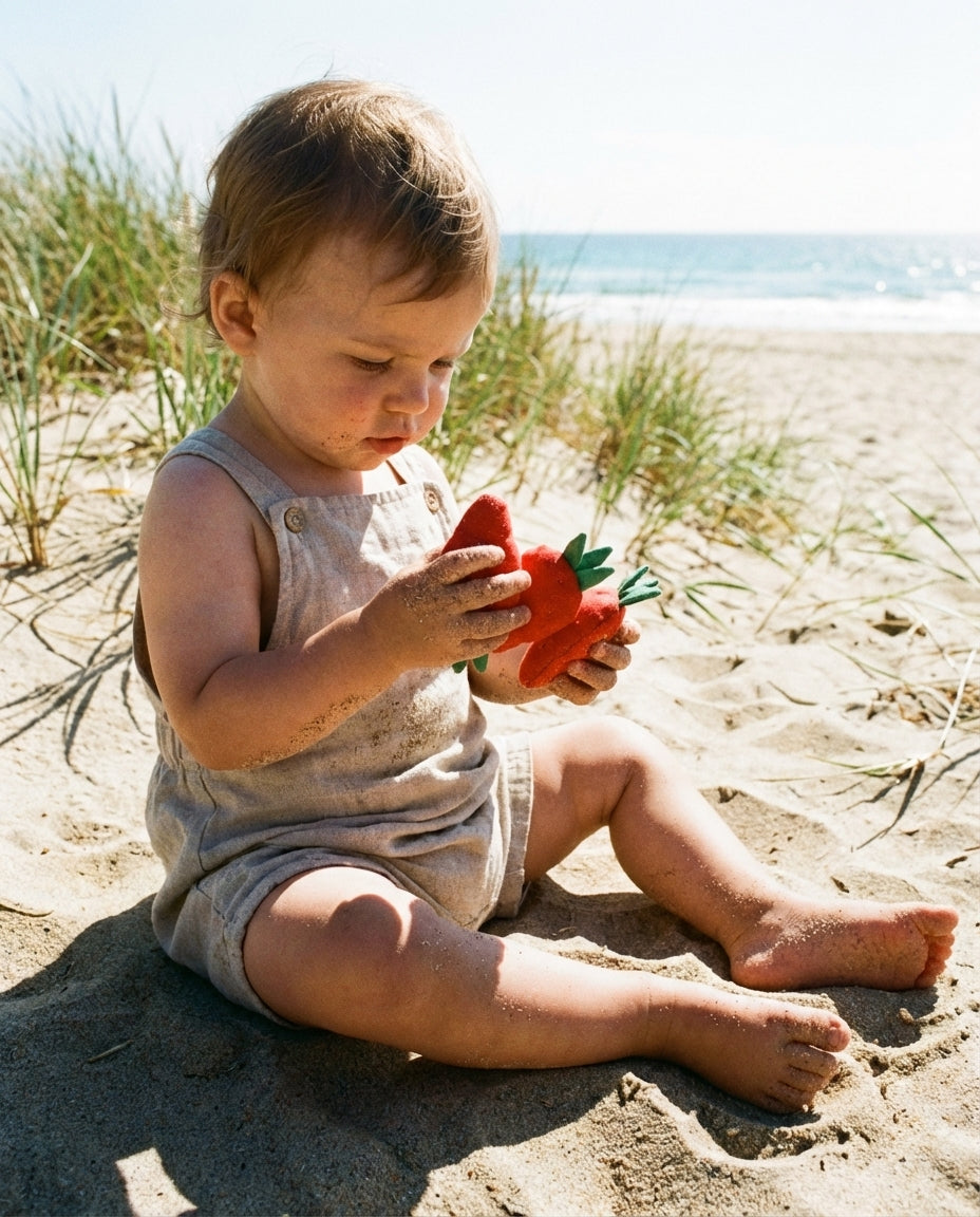Linen Toy STRAWBERRY (1 piece)
