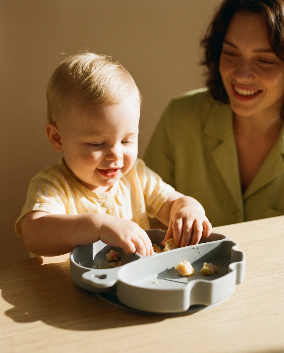Leaf Plate with Suction Base