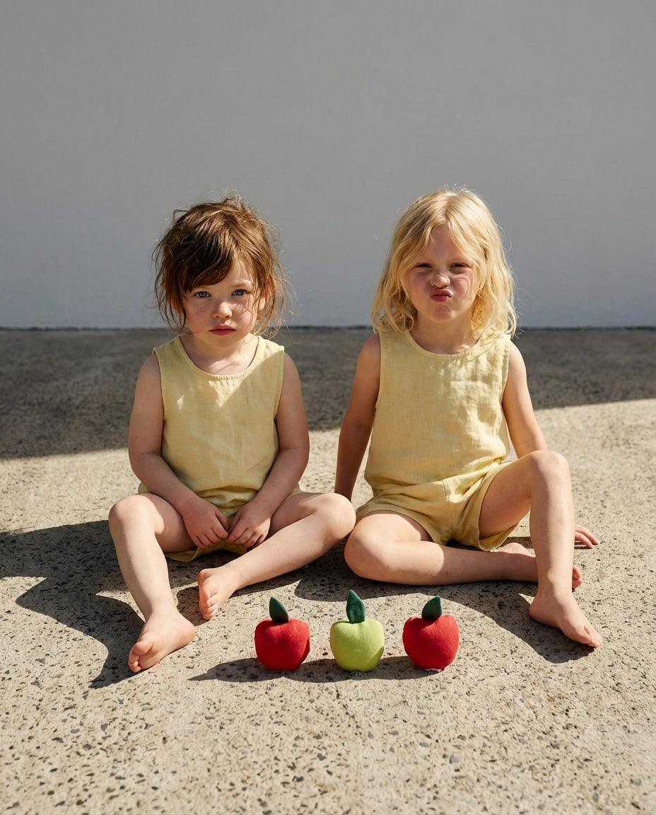 Linen Toy APPLE (1 piece)
