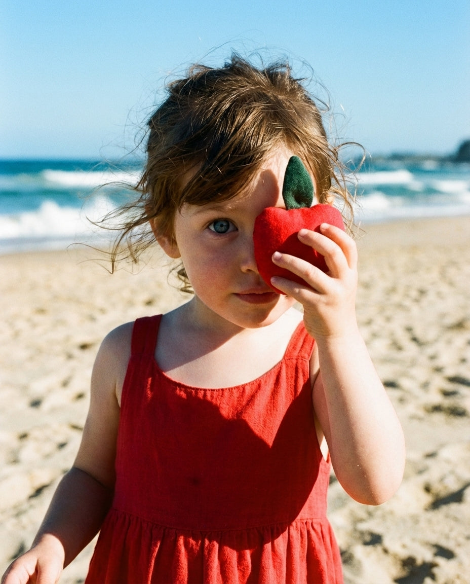 Linen Toy APPLE (1 piece)