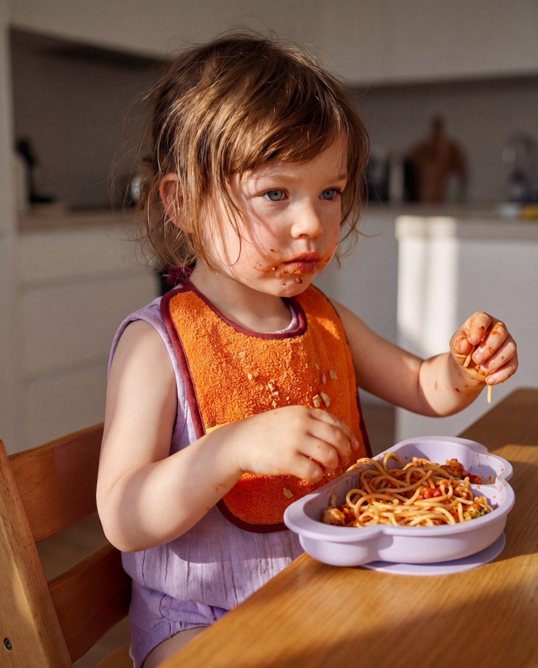 Reversible Bib "Pure Tenderness"