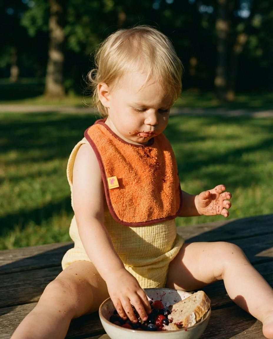 Reversible Bib "Pure Tenderness"