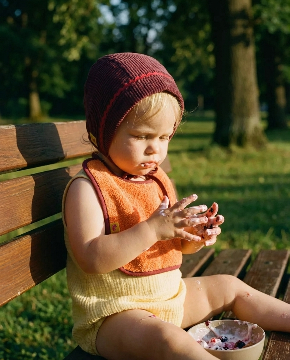 Reversible Bib "Pure Tenderness"