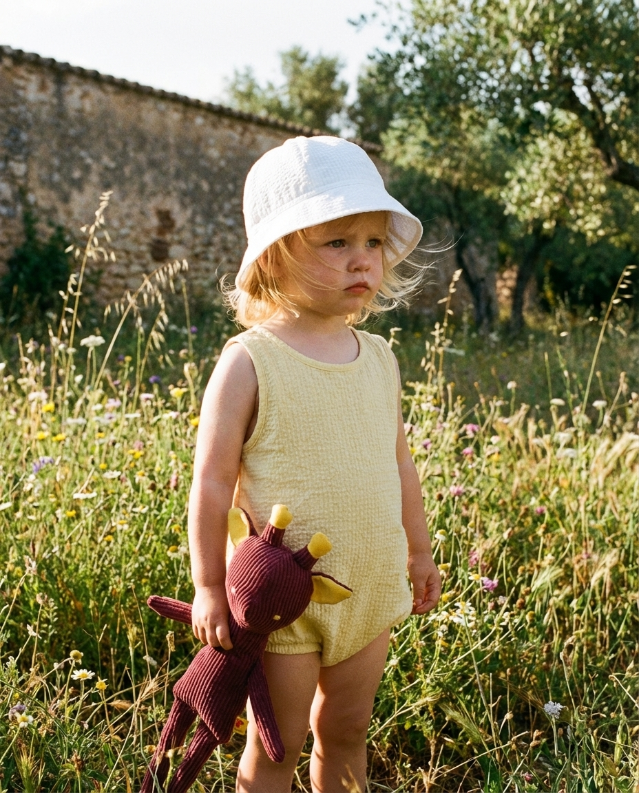 Baby Beanie 100% cotton white