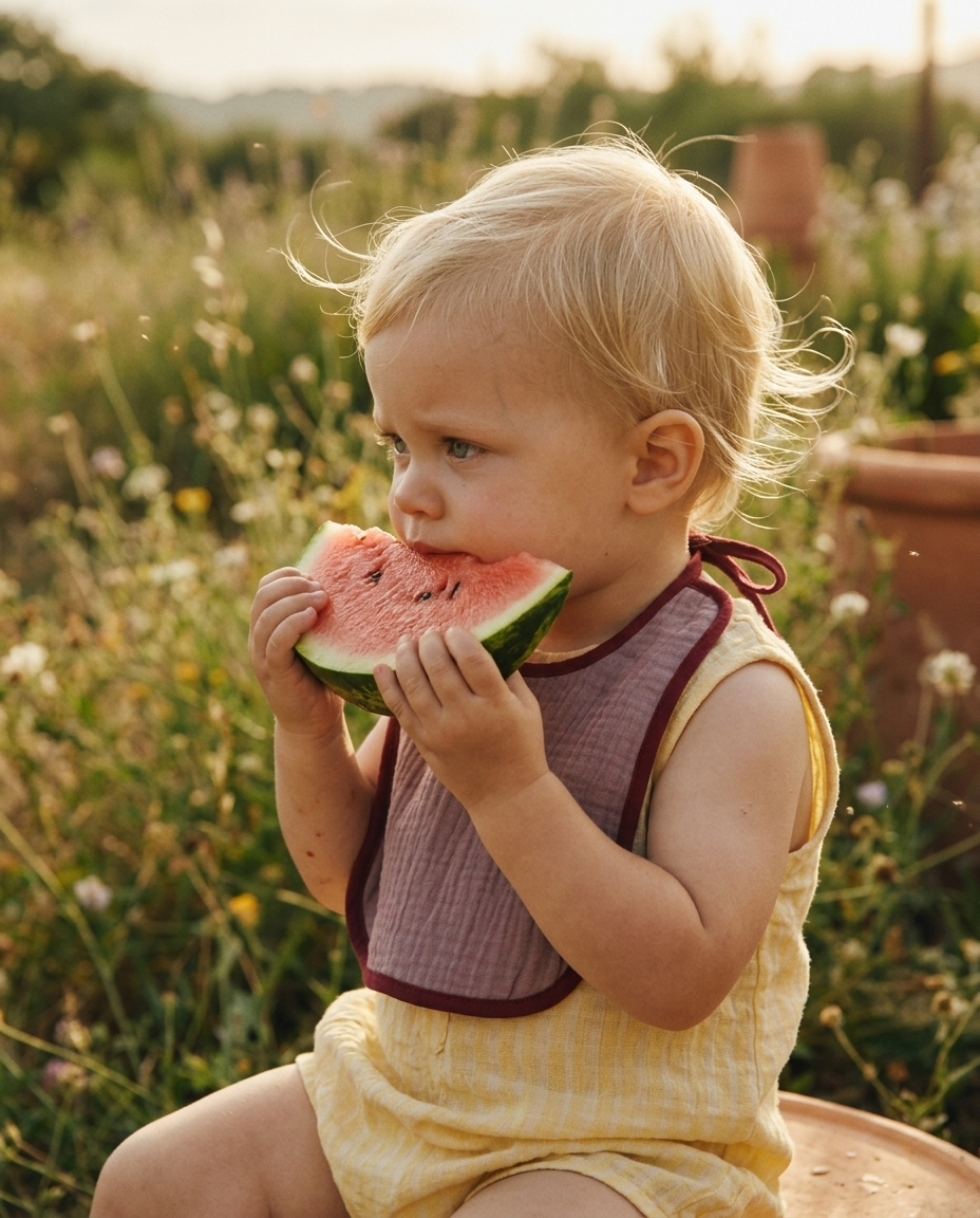 Reversible Bib "Pure Tenderness"