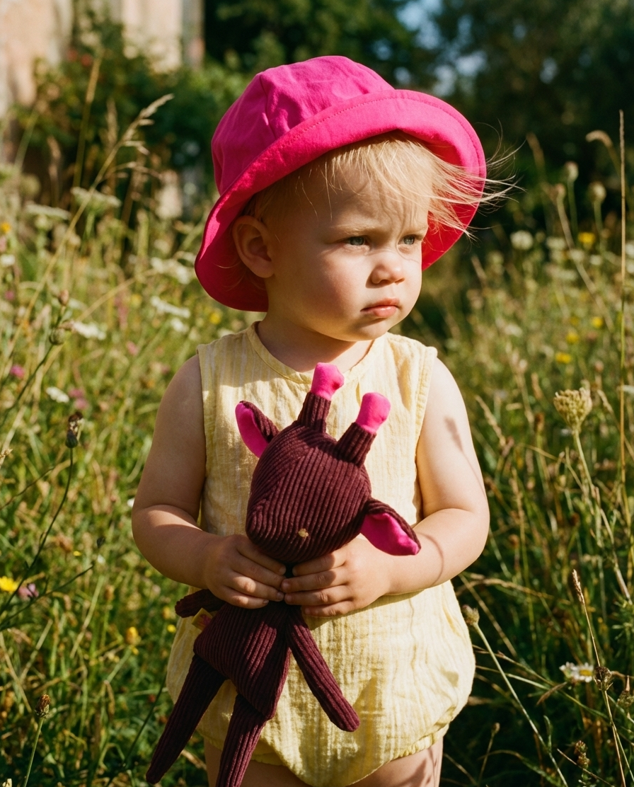 Baby Beanie fuchsia