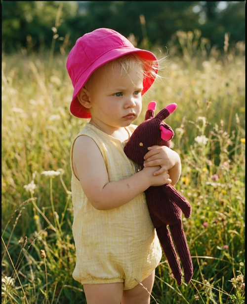 Baby Beanie fuchsia