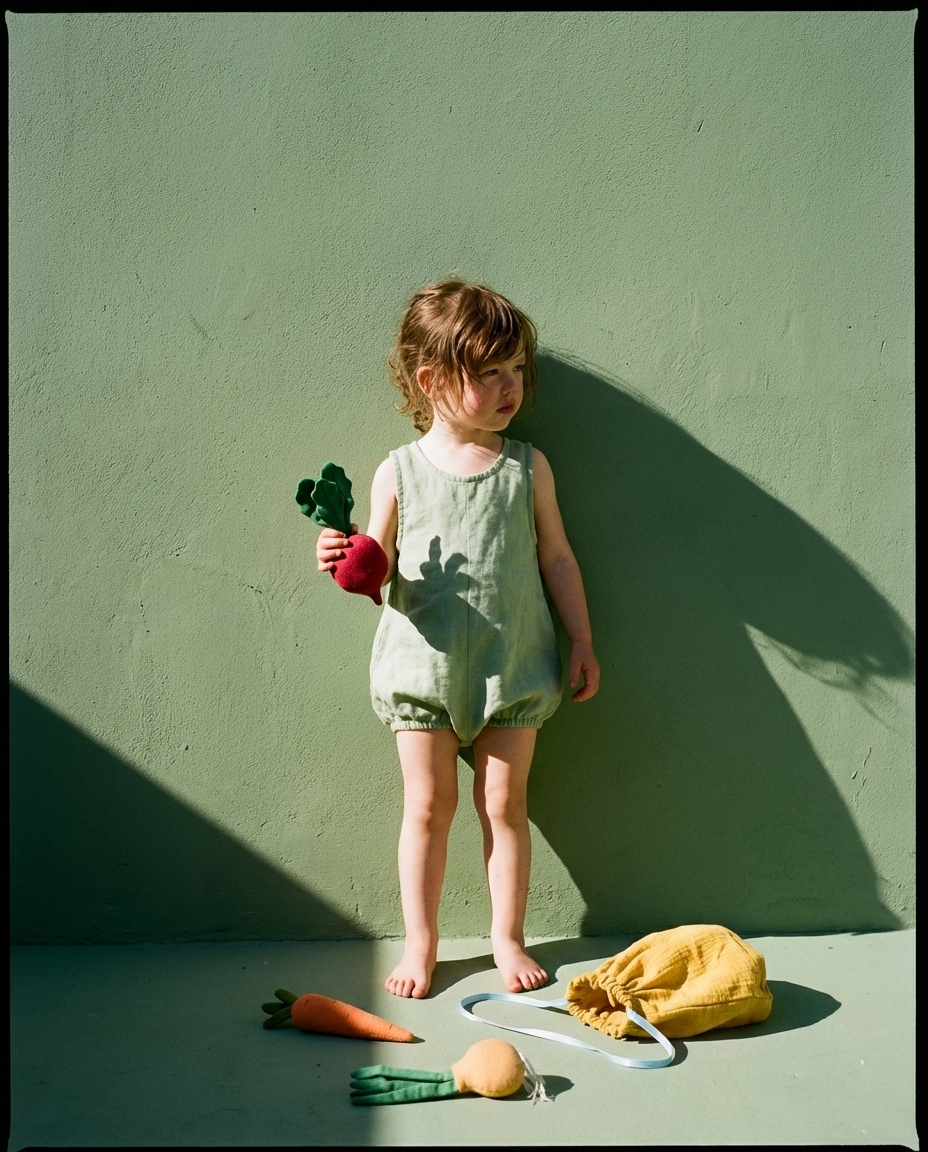 Linen Toy "Vegetable Mini Set" (3 pieces)