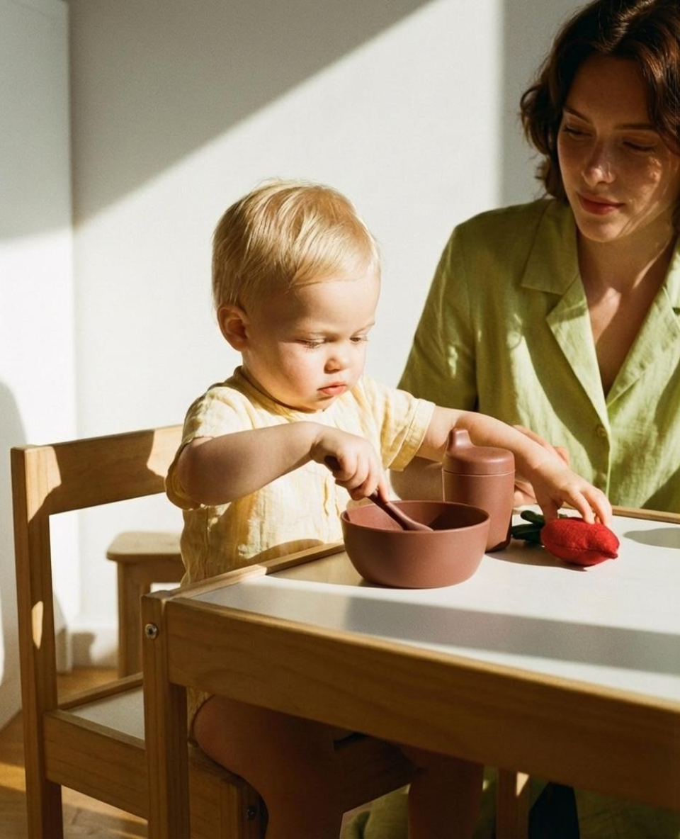 Bamboo Baby Dinnerware (available in 5 colors)