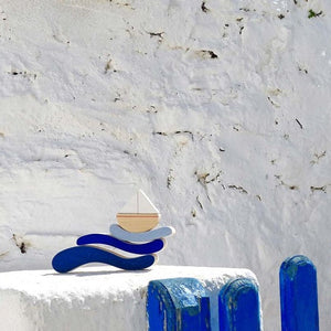 Wooden Toy "Boat and Waves"
